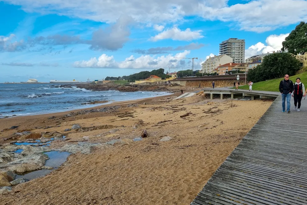 Foz do Douro - strand bij Porto