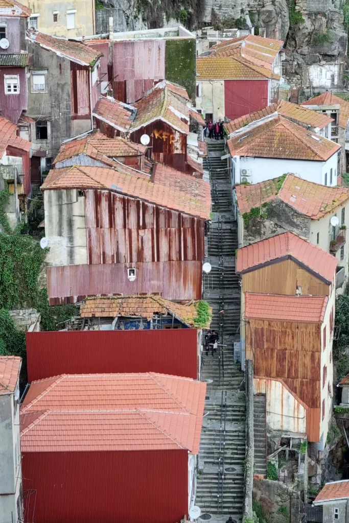 Lange trap in Porto