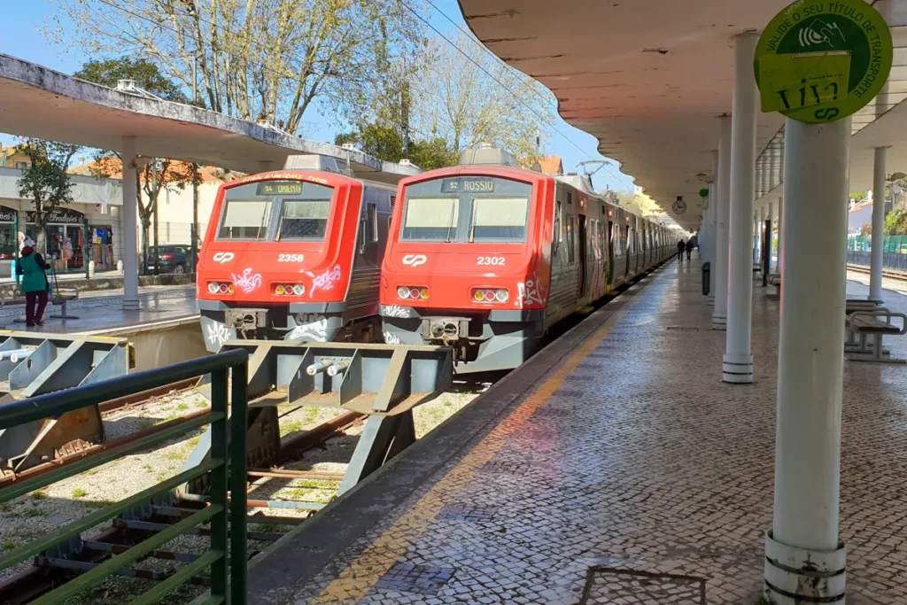 Trein van Sintra naar Lissabon
