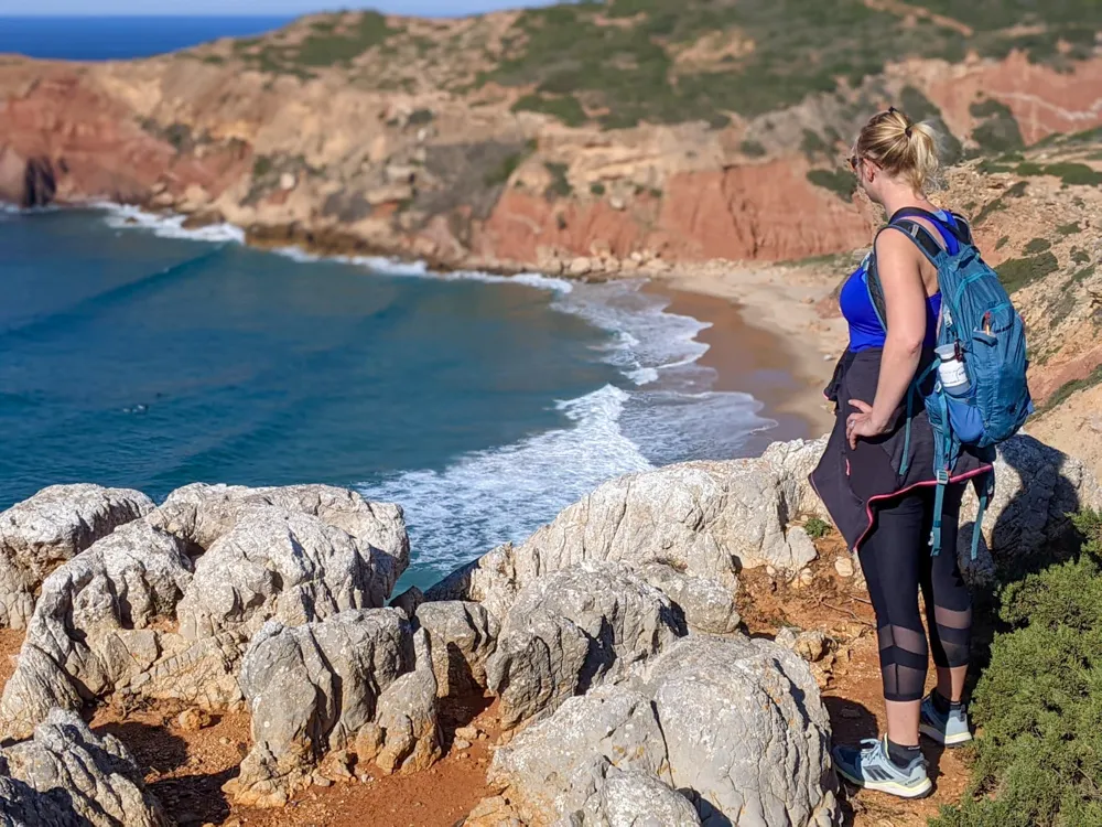 Co op de Fishermens Trail bij Sagres