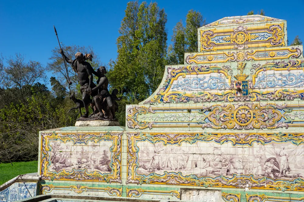 Palácio de Queluz vlakbij Lissabon