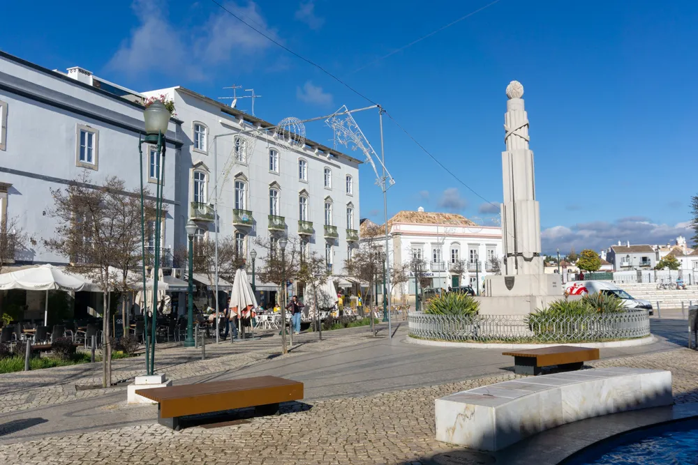 Praça da República in Tavira