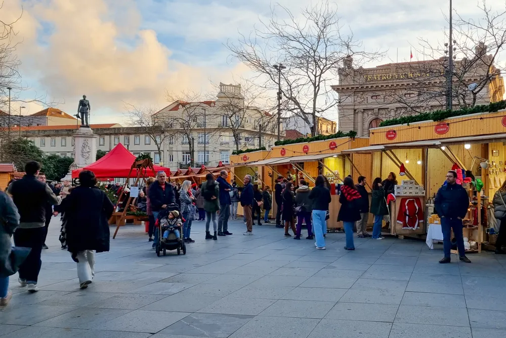 Kerstmarkt in Porto