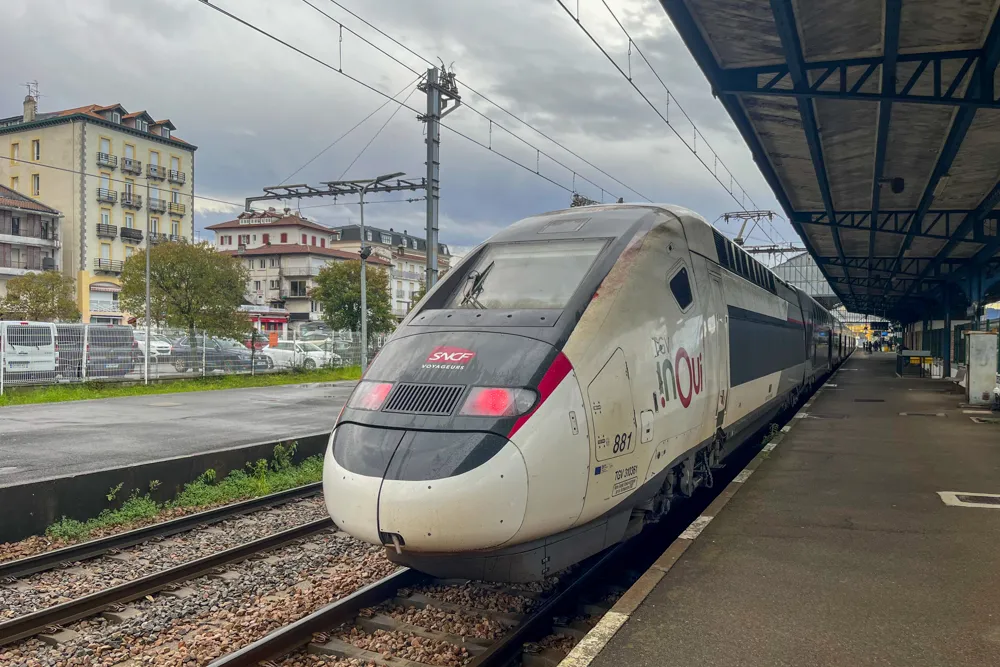 TGV in Hendaye