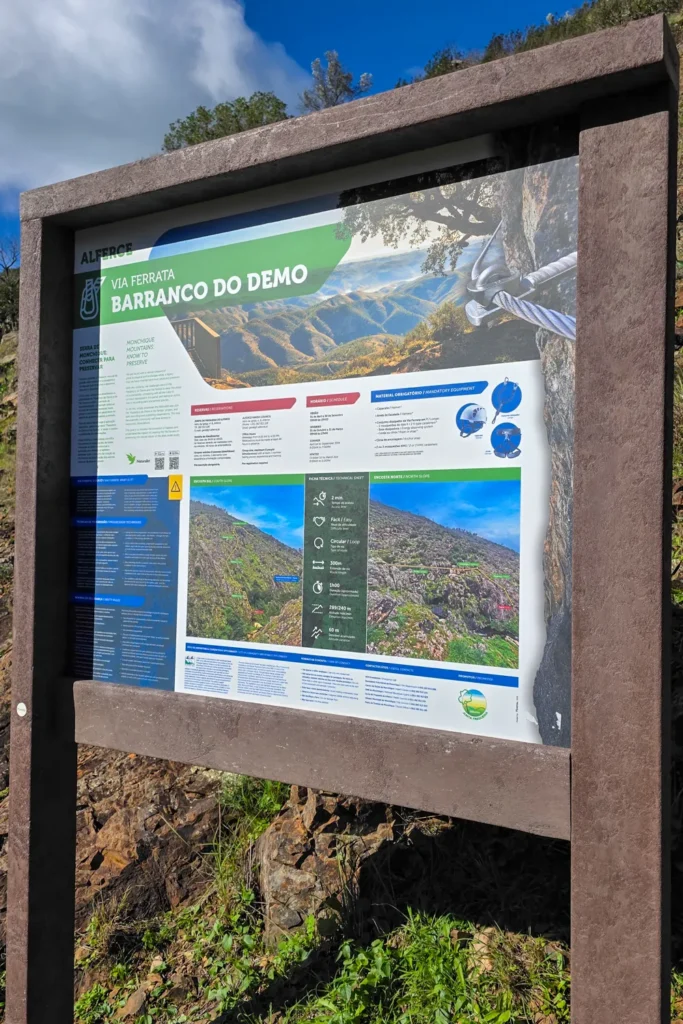 Via Ferrata Barranco do Demo